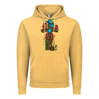 Vintage Mustard cross gemstone cactus roses cowboy hat Vintage Hoodie - RanaPortraitStore