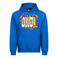 Cobalt Dad Pride Urban Hoodie - NancyCooperArtShop