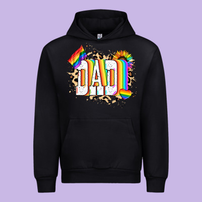 Dad Pride Urban Hoodie Designed By Nancycooperartshop