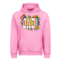 Fuchsia Pink Dad Pride Urban Hoodie - NancyCooperArtShop