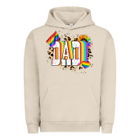 Pigment French Oak Dad Pride Urban Hoodie - NancyCooperArtShop
