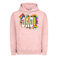 Pigment Salmon Dad Pride Urban Hoodie - NancyCooperArtShop