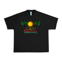 Black aloha beaches Urban Heavy Tee - CowhideDigitalArt