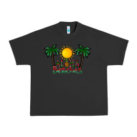 Pigment Black aloha beaches Urban Heavy Tee - CowhideDigitalArt