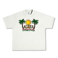 Pistachio aloha beaches Urban Heavy Tee - CowhideDigitalArt