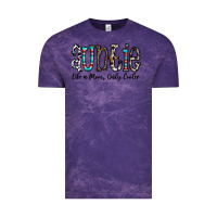 Cloud Purple auntie  like a mom, only cooler Vintage Tee - CowhideDigitalArt