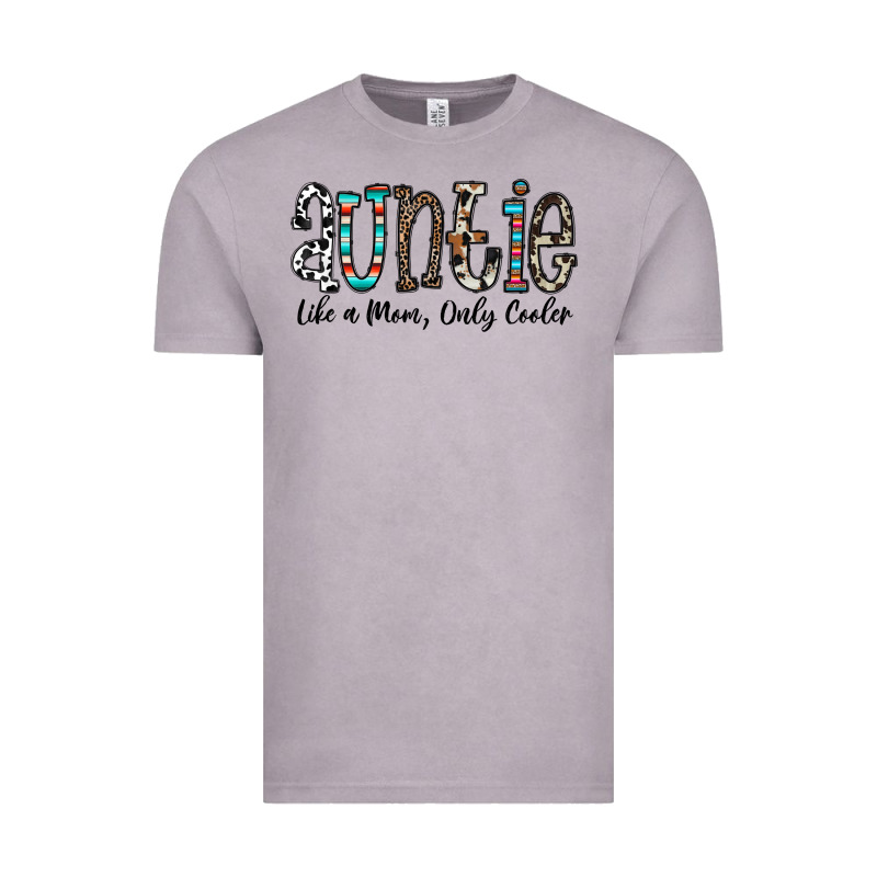 Auntie  Like A Mom, Only Cooler Vintage Tee by CowhideDigitalArt | Teevron