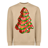 Mushroom red christmas cake fa element Heavyweight Sweatshirt - FaDigitalArtStudio