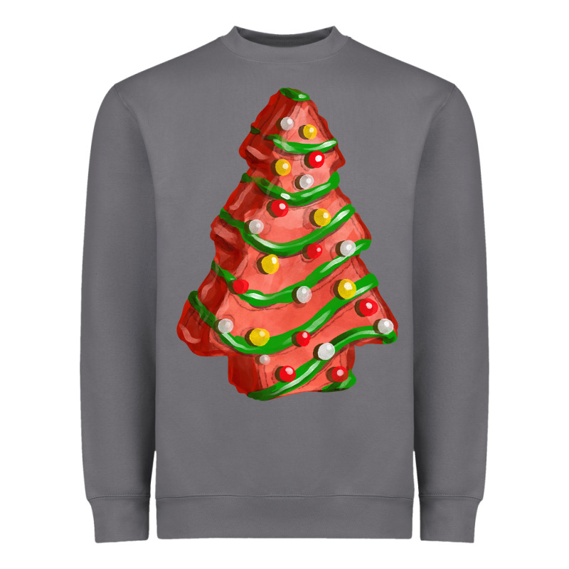 Red Christmas Cake Fa Element Heavyweight Sweatshirt by FaDigitalArtStudio | Teevron