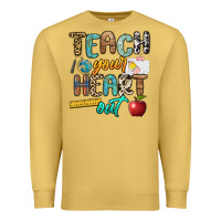 Antique Gold teach your heart out Premium Sweatshirt - NancyCooperArtShop
