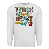 Oatmeal Heather teach your heart out Premium Sweatshirt - NancyCooperArtShop