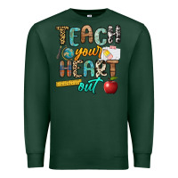 Sports Green teach your heart out Premium Sweatshirt - NancyCooperArtShop