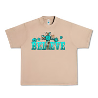 Burro western turquoise's gemstones cross believe Urban Heavy Tee - BarkalooDesign