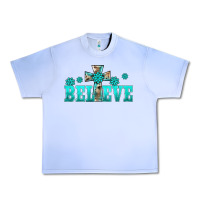 Grape Ice western turquoise's gemstones cross believe Urban Heavy Tee - BarkalooDesign