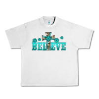 Western Turquoise's Gemstones Cross Believe Urban Heavy Tee | Teevron
