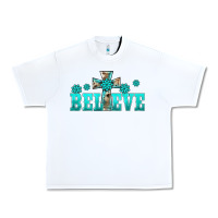 White western turquoise's gemstones cross believe Urban Heavy Tee - BarkalooDesign