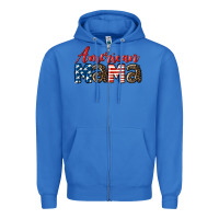 True Royal Western American Mama Zipper Hoodie - LillyAllenDesigns