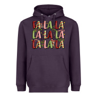Plum fa la la la la la la la la Heavyweight Hoodie - MaliasSmallBusiness