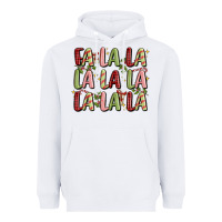 White fa la la la la la la la la Heavyweight Hoodie - MaliasSmallBusiness