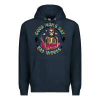 Navy good moms say bad words Premium Hoodie - Artiststas