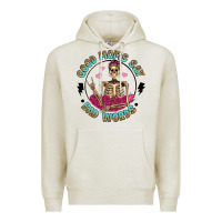 Oatmeal Heather good moms say bad words Premium Hoodie - Artiststas