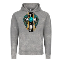 Cloud Rock cross gemstone wings Vintage Hoodie - RanaPortraitStore