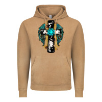 Vintage Camel cross gemstone wings Vintage Hoodie - RanaPortraitStore