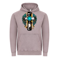 Vintage Zinc cross gemstone wings Vintage Hoodie - RanaPortraitStore