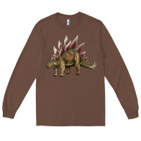 Chestnut dinosaur stegosaurus Long Sleeve Tee - Artiststas