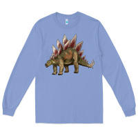 Colony Blue dinosaur stegosaurus Long Sleeve Tee - Artiststas