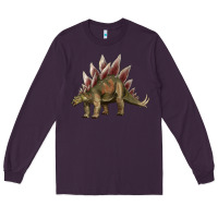 Plum dinosaur stegosaurus Long Sleeve Tee - Artiststas
