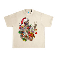 Sandshell Christmas lights and skeleton Urban Heavy Tee - FaDigitalArtStudio