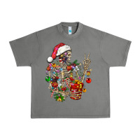 Tornado Christmas lights and skeleton Urban Heavy Tee - FaDigitalArtStudio