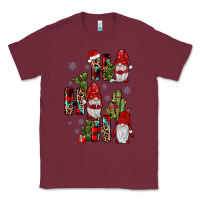 Burgundy ho ho ho gnome Classic Tee - JahusDesignShop