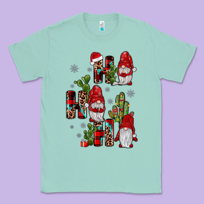 Ho Ho Ho Gnome Classic Tee Designed By Jahusdesignshop