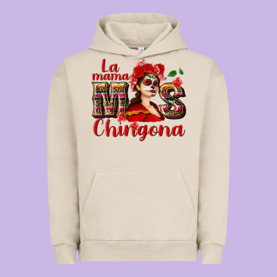La Mama Mos Chingona Urban Hoodie Designed By Nancycooperartshop