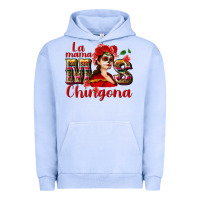 Pigment Grape Ice La mama mos Chingona Urban Hoodie - NancyCooperArtShop