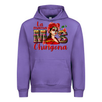 Tulip La mama mos Chingona Urban Hoodie - NancyCooperArtShop