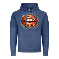 Vintage Denim basketball lips Vintage Hoodie - Zillion Design Studio