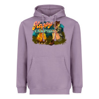 Lavender happy camping Heavyweight Hoodie - NancyCooperArtShop