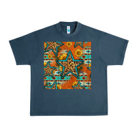 Midnight Navy western stars seamless pattern Urban Heavy Tee - HRA Design Shop