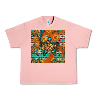 Salmon western stars seamless pattern Urban Heavy Tee - HRA Design Shop