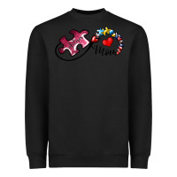 Black autism mom 1 Heavyweight Sweatshirt - SublimationCraftShop