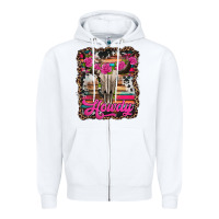 White howdy valentine's day bull skull Zipper Hoodie - Jasminsmagicworld