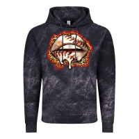 Cloud Black baseball lips Vintage Hoodie - Zillion Design Studio