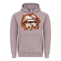 Vintage Zinc baseball lips Vintage Hoodie - Zillion Design Studio