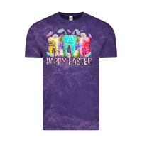 Cloud Purple happy easter tooth Vintage Tee - RacoonDesign