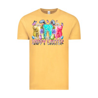 Vintage Mustard happy easter tooth Vintage Tee - RacoonDesign