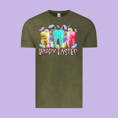 Happy Easter Tooth Vintage Tee Designed By Racoondesign