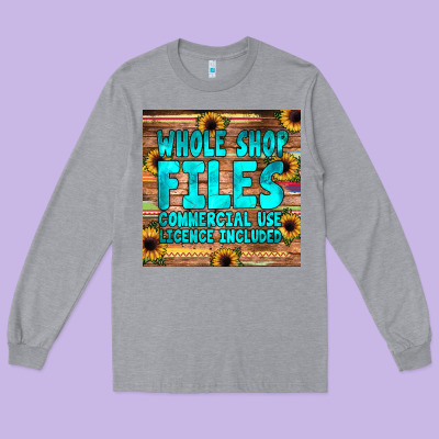Whole Shop Fıles Long Sleeve Tee Designed By Jahusdesignshop